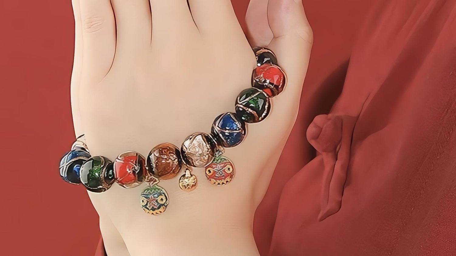 Incense Ash Glazed Bracelets