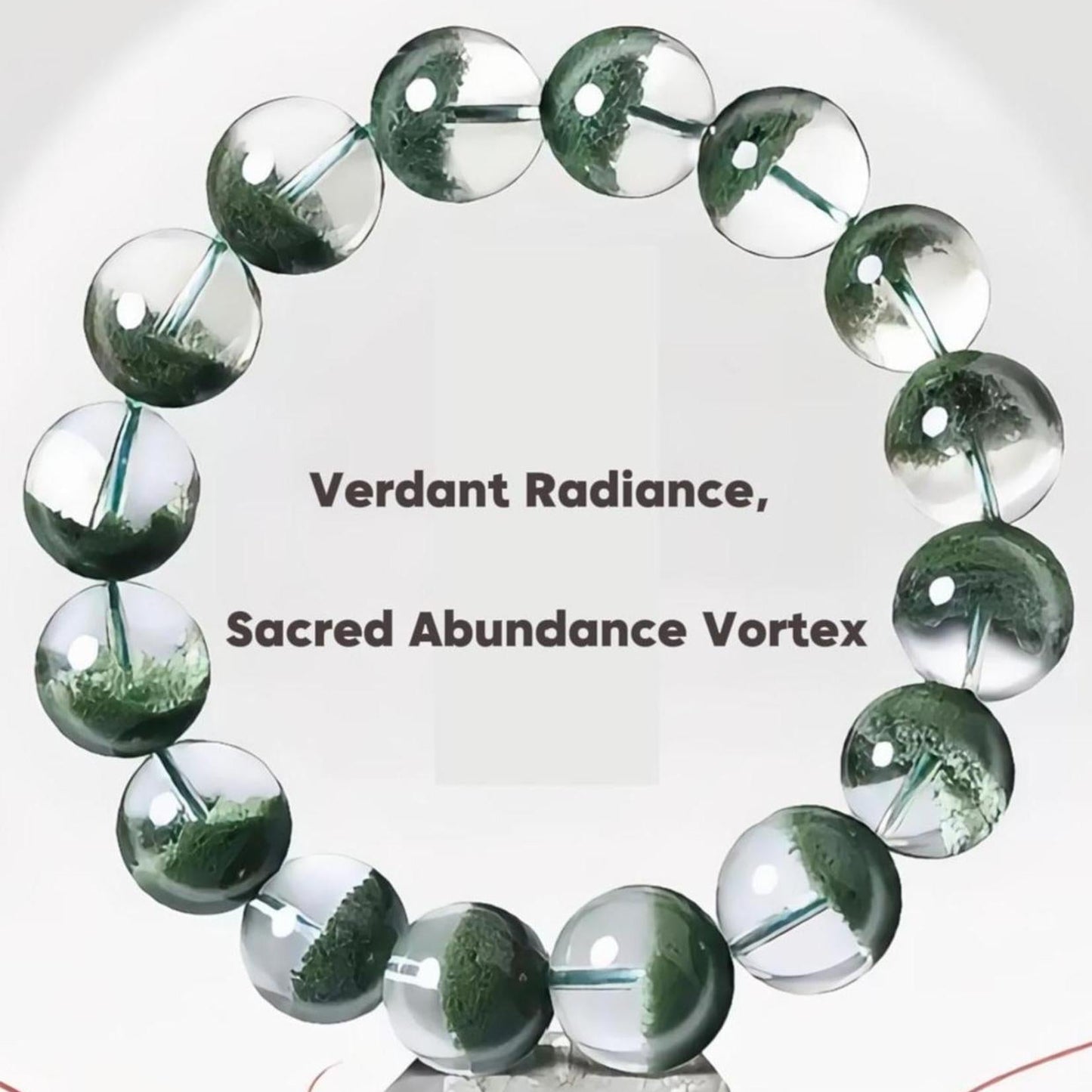 Green Phantom Quartz Bracelet – Wealth Manifestation Bowl