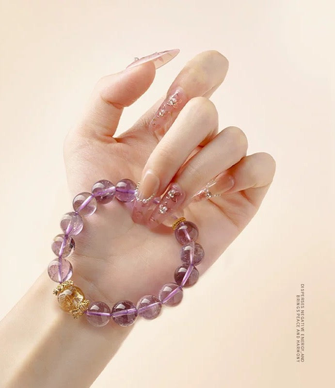 Amethyst Harmony Bracelet – Focus, Prosperity & Clarity