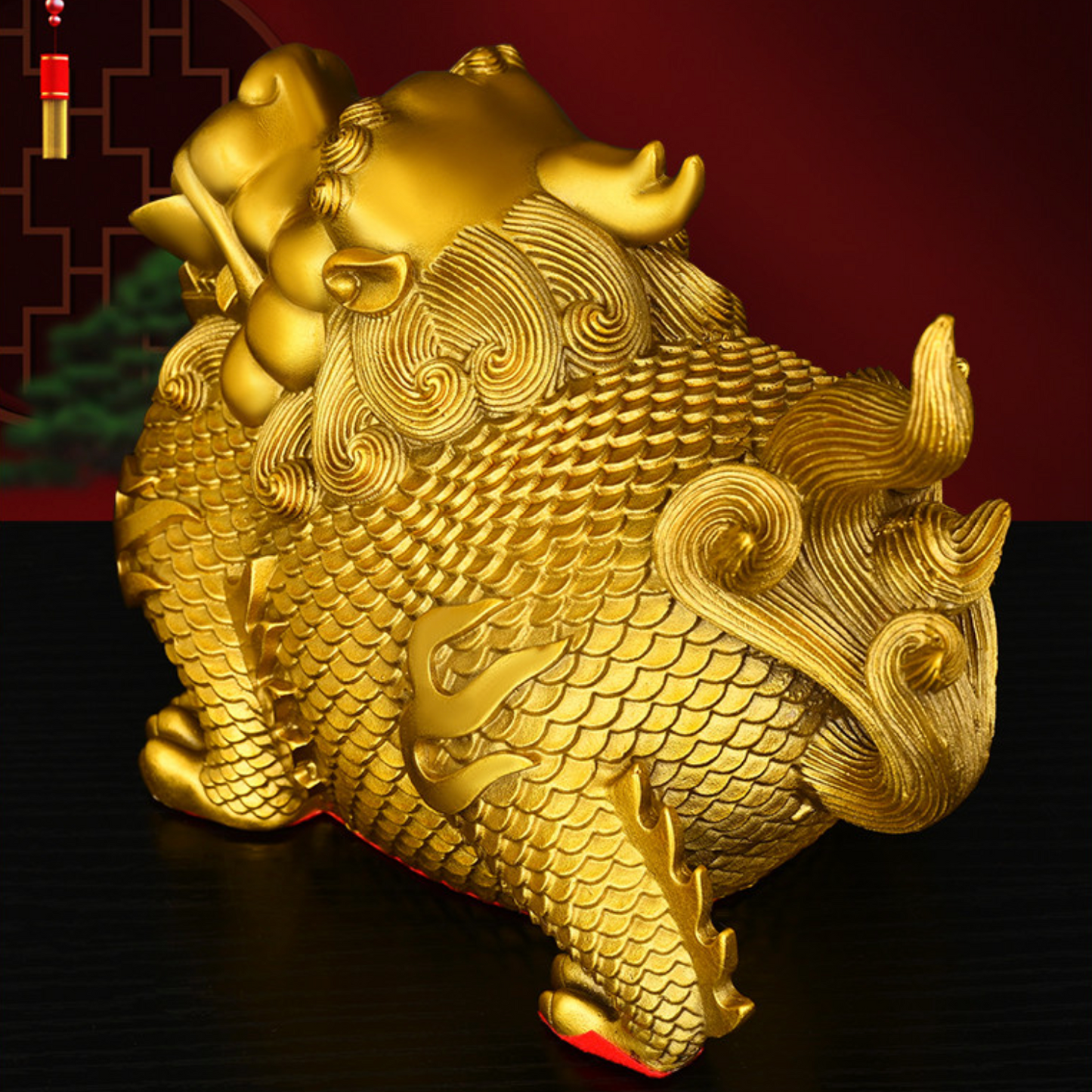 Feng Shui Brass Pixiu Pair – Wealth & Protection Statues